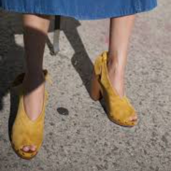 Ulla Johnson Mina Leather wooden clog - Picture 2 of 16